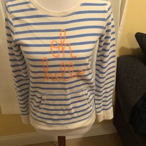 Long sleeve girls pullover shirt